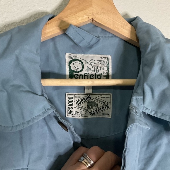 Penfield Jacket Womens Large Trailwear Hudson Waxcloth Blue‎ Hiking - Picture 4 of 16